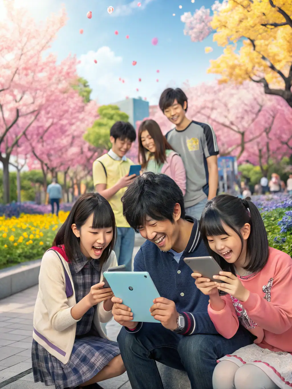 An image of diverse adventure seekers using the Xtrem Reboot app in various settings (beach, mountains, city), showcasing the platform's versatility and appeal to different lifestyles.