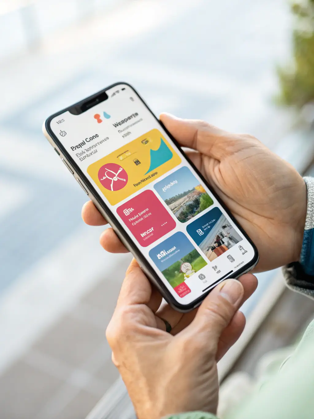 A close-up shot of a person confidently booking an adventure activity on the Xtrem Reboot platform, emphasizing the ease and security of the process.